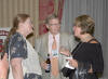 66. Kathy Fitzpatrick Bullard talking to Peter and Shiela Edmands